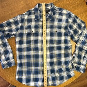 Filson plaid button down XL